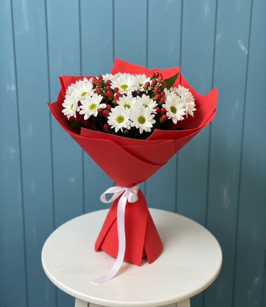 Букет цветов из: Хризантемы в Кокошкино