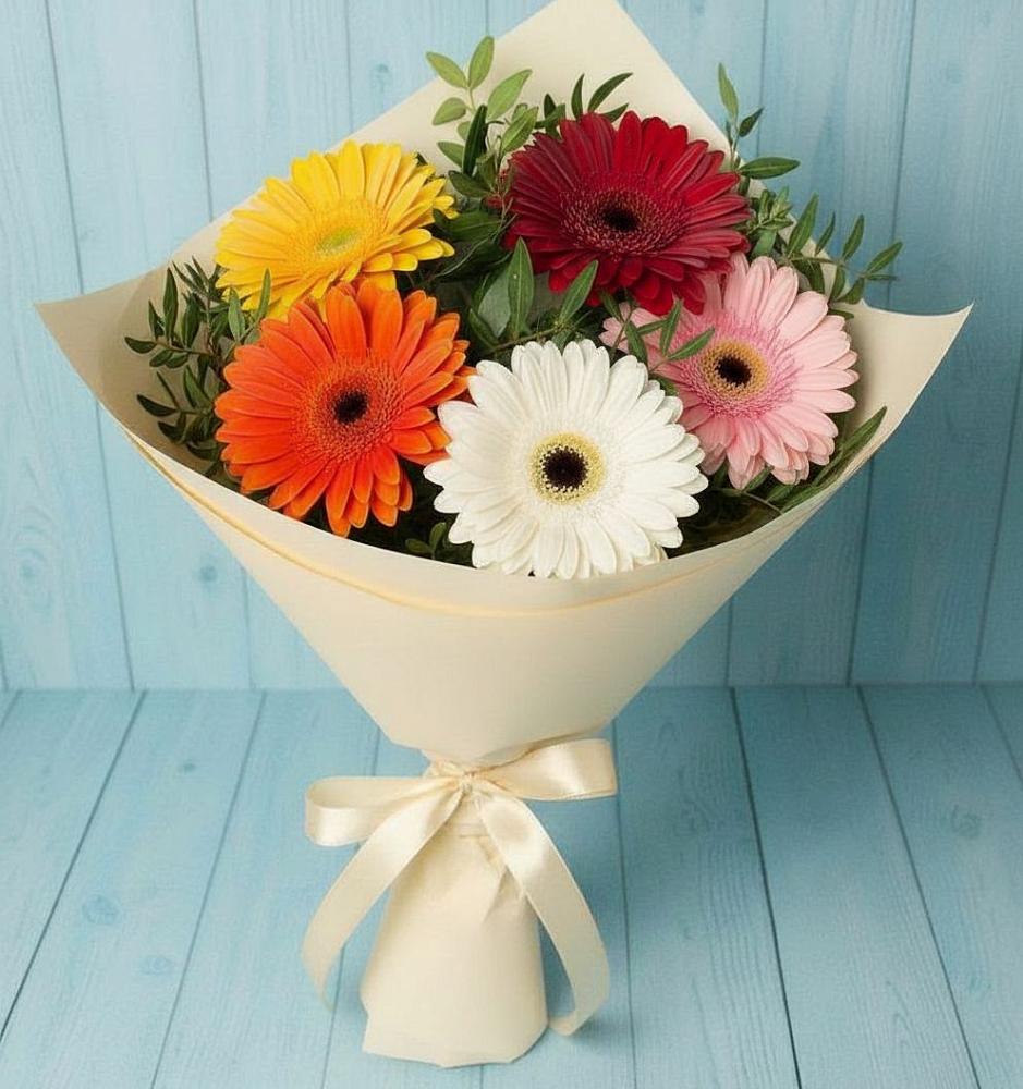 Букет цветов из: Герберы в Кокошкино