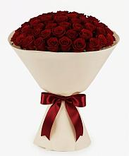 Букет 101 Бордовая роза Блэк Бакарра в Кокошкино