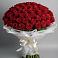 Букет 101 Красная роза Блэк Мэджик в Кокошкино