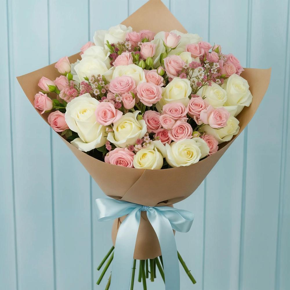 Букет цветов из: Розы в Кокошкино