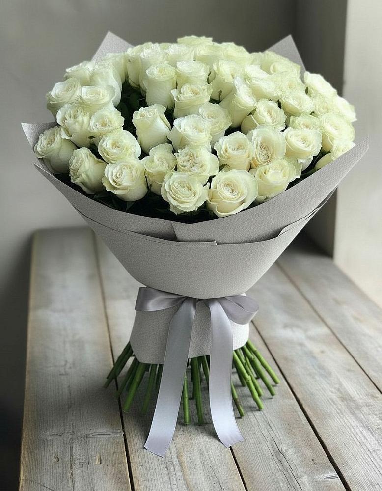 Букет 35 Белых роз в Кокошкино
