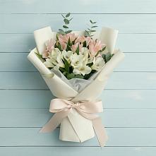 Букет цветов из:  Альстромерии в Кокошкино