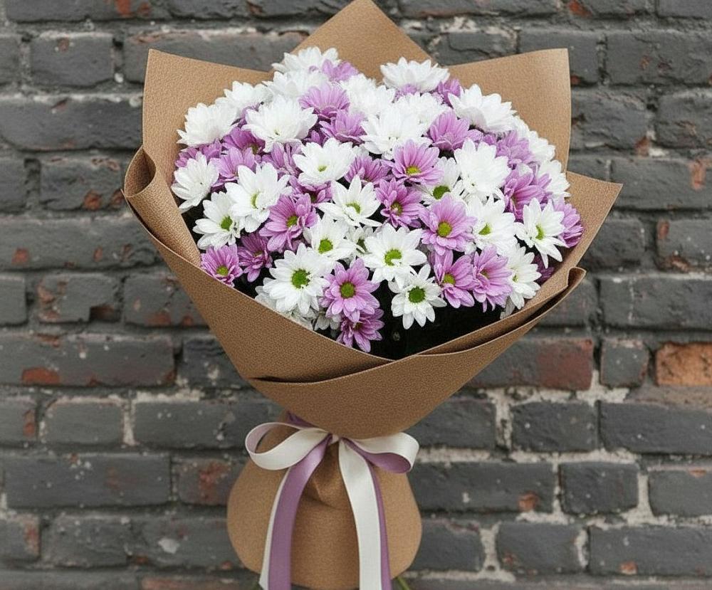 Букет цветов из: Хризантемы в Кокошкино