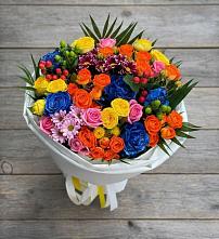Букет цветов из:  Розы и Хризантемы в Кокошкино