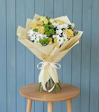 Букет цветов из:  Хризантемы и Розы #REPLACE_PRED# Кокошкино