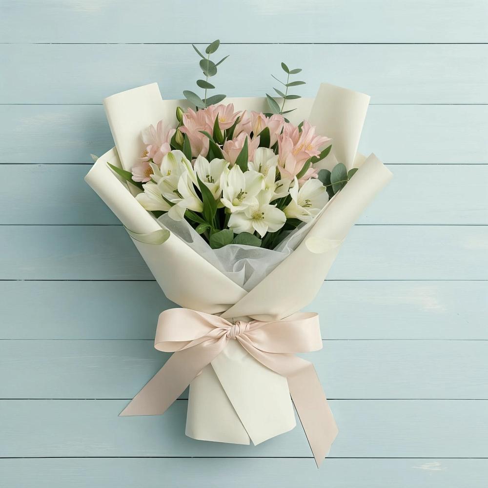 Букет цветов из: Альстромерии в Кокошкино