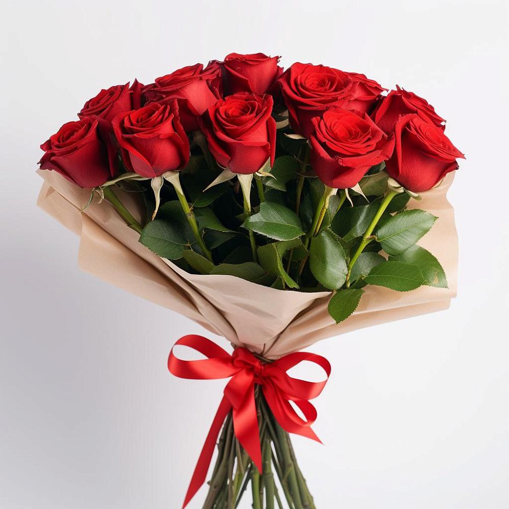 Букет 11 Красных роз Эдлесс Лав в Кокошкино