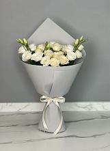 Букет цветов из:  Розы и Лизиантусы в Кокошкино